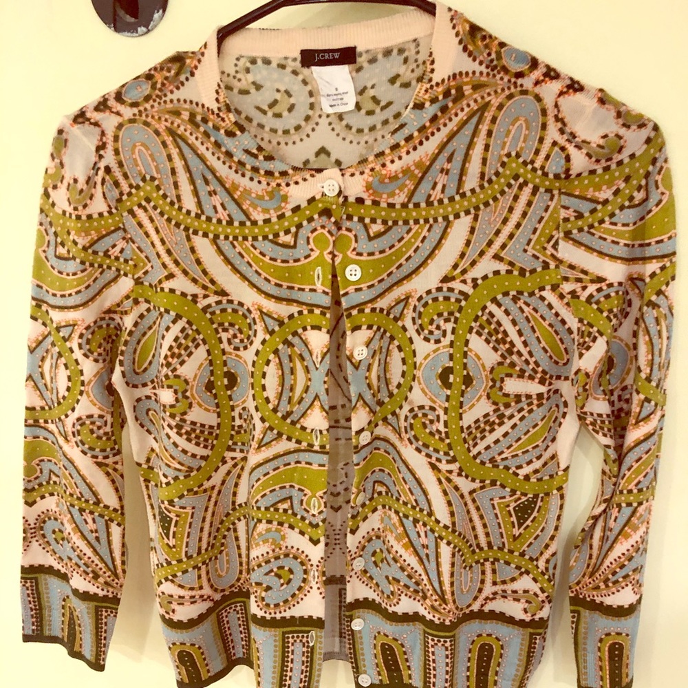 J crew cardigan